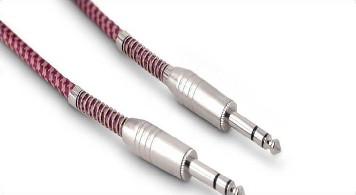 Minh họa jack tai nghe 3.5mm loại TRS với hai vòng kết nối cho âm thanh stereo