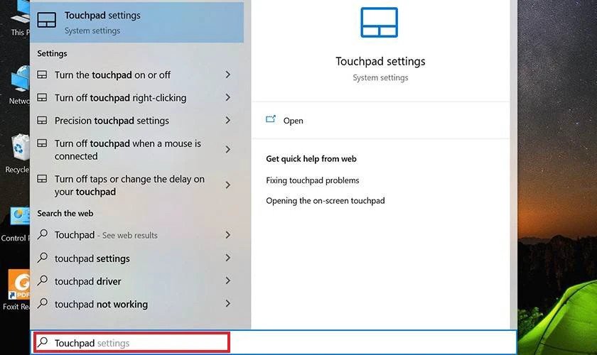Mở chuột cảm ứng bị khóa trên Windows 10, 8