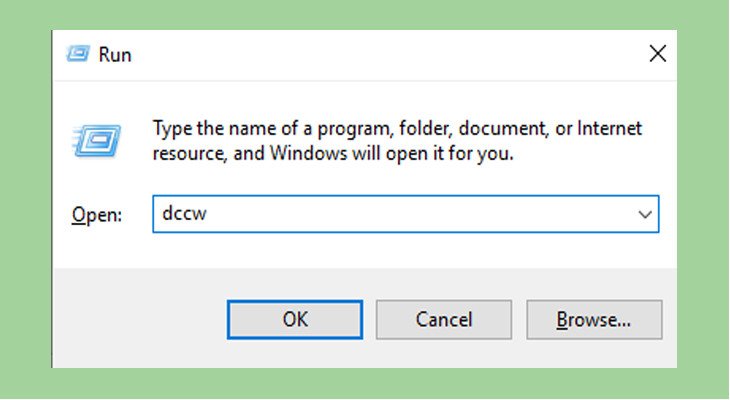 Mở công cụ chỉnh màu màn hình laptop trên Windows