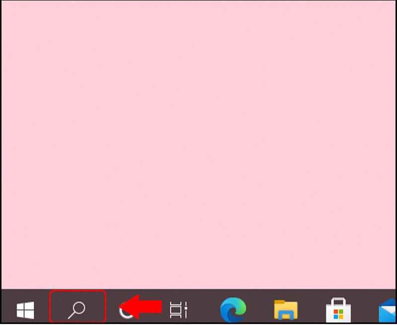 Mở Control Panel qua thanh tìm kiếm