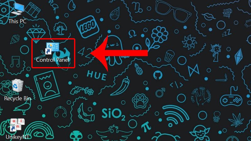 Mở Control Panel trên Windows
