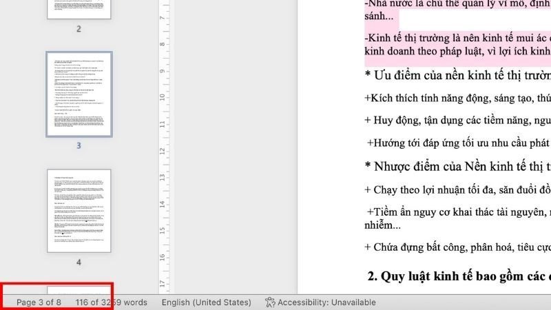 Mở file Word và xem tổng quan để sao chép văn bản trên laptop hiệu quả