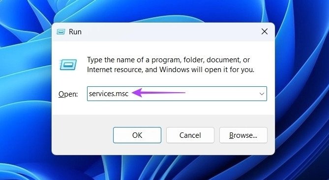 Mở Services trên Windows