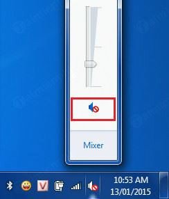 Mở Volume Mixer để điều chỉnh âm thanh tai nghe