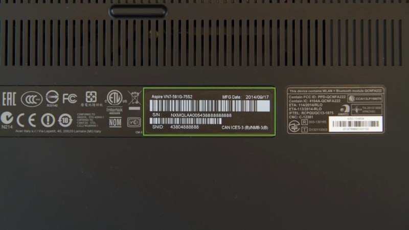 Model laptop Dell cung cấp thông tin chi tiết về thiết bị