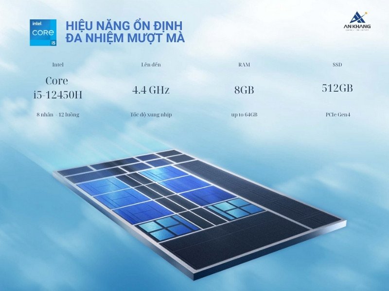 MSI Thin 15 B12UC 1416VN sở hữu hiệu năng mạnh mẽ, đa nhiệm mượt mà