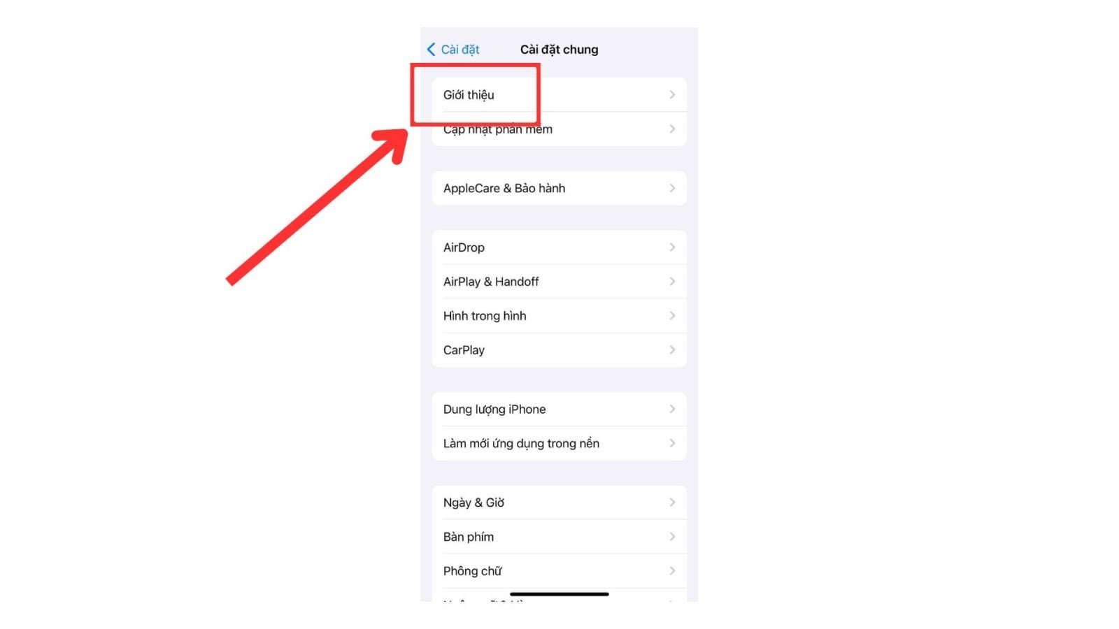 Mục giới thiệu thiết bị, nơi hiển thị thông tin chi tiết về laptop hàng lướt