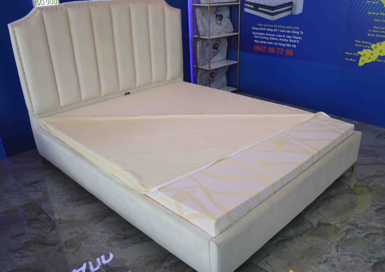 Nệm cao su Aroma Latex với thiết kế thông minh từ công nghệ Anh Quốc