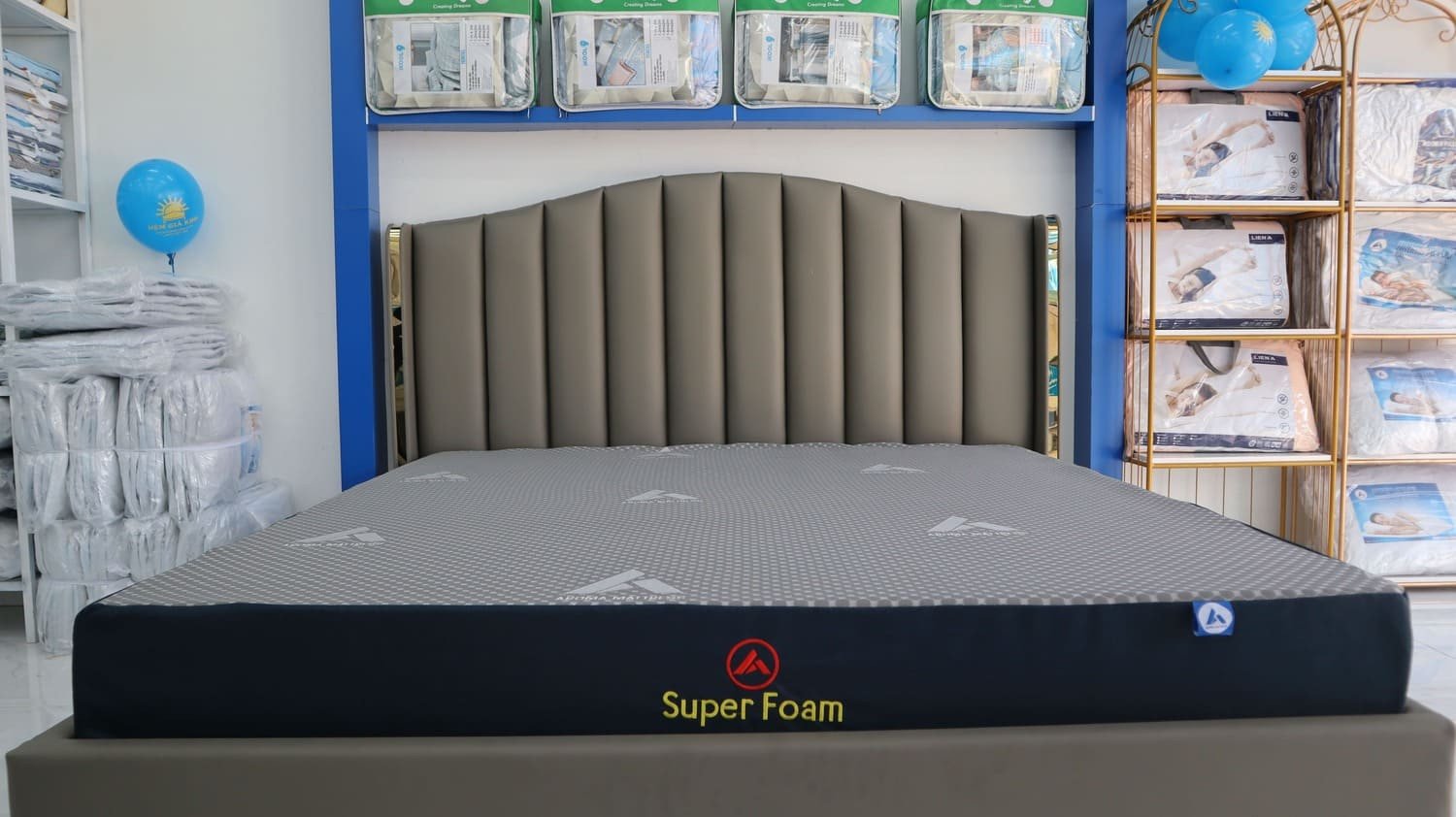 Nệm cao su Foam Hoạt Tính Aroma với thiết kế lỗ thoáng khí thông minh