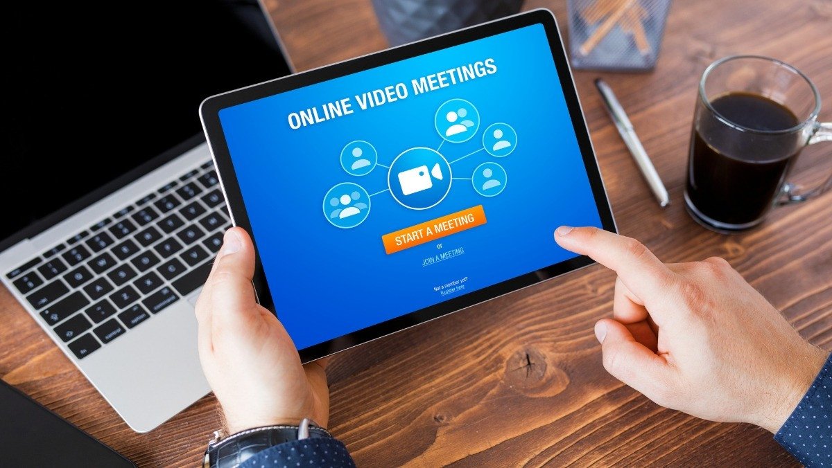 Nền tảng hội nghị trực tuyến Zoom sau khi tải về máy tính laptop
