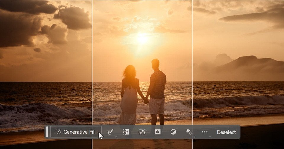 Người dùng đang thao tác chỉnh sửa ảnh với phần mềm Photoshop
