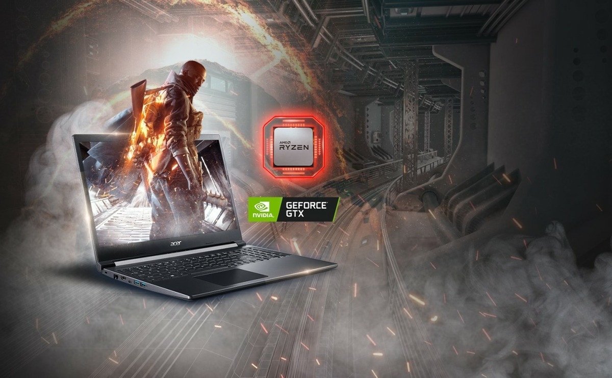 Người dùng đang xem laptop gaming 15 triệu 2024 trên bàn làm việc