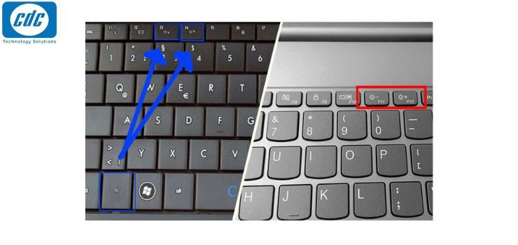 Người dùng điều chỉnh độ sáng màn hình laptop Dell cho phù hợp