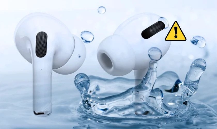 Người phụ nữ đeo tai nghe hỏng một bên, minh họa các dấu hiệu nhận biết lỗi âm thanh