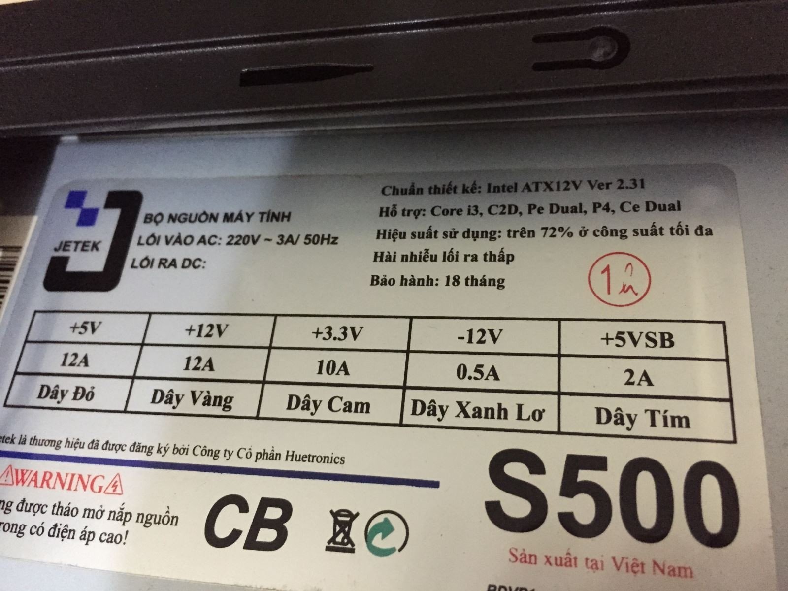 Nguồn điện không ổn định gây lỗi laptop restart