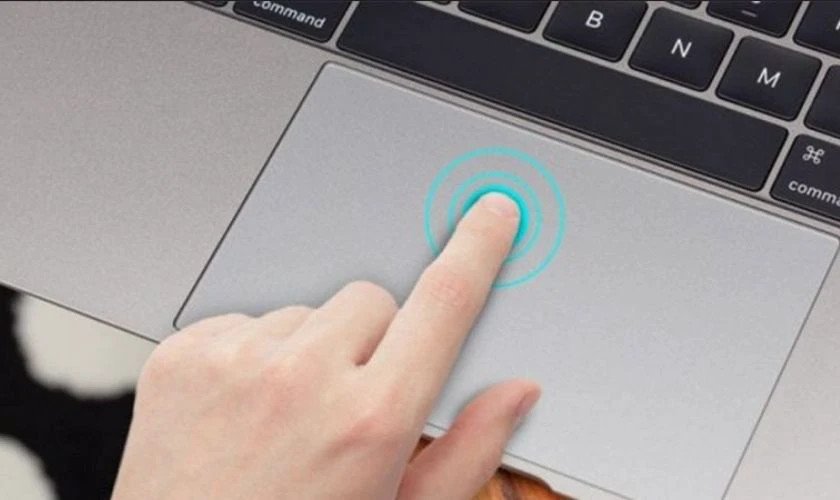 Nguyên lý hoạt động của chuột cảm ứng trên laptop dựa trên công nghệ điện dung.