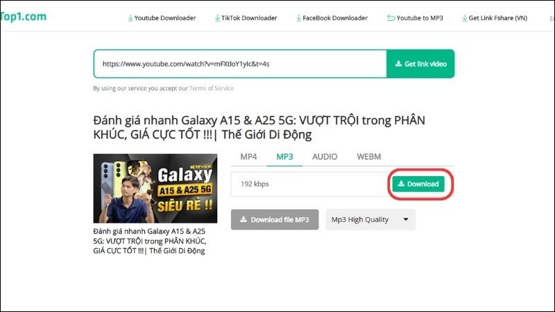Nhấn Download trên Ytop1.com để tải nhạc từ YouTube