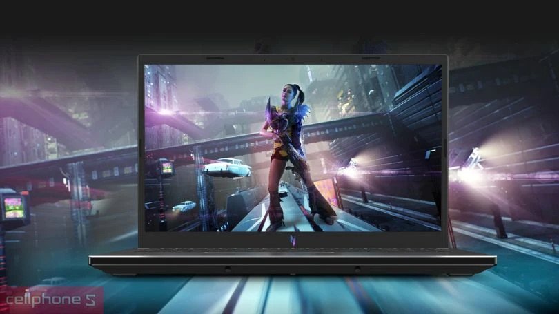 Nội thất bên trong laptop gaming Acer Nitro V ANV15-51-57B2 với CPU Intel Core i5 và card đồ họa NVIDIA RTX 4050