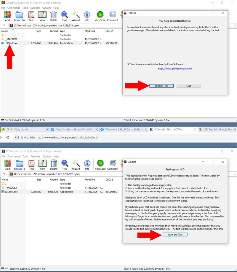 Phần mềm LCDTest 2.0