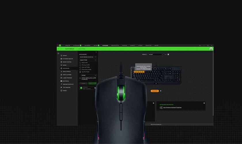 Phần mềm Razer Synapse 3 giúp tùy chỉnh và điều khiển chuột hiệu quả bằng bàn phím