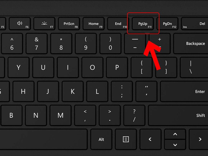 Phím F11 trên bàn phím laptop để thoát chế độ toàn màn hình