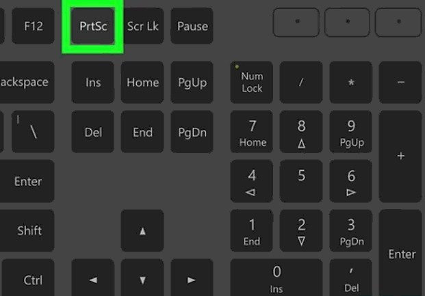 Phím Print Screen trên bàn phím máy tính để chụp màn hình Windows 11 nhanh chóng