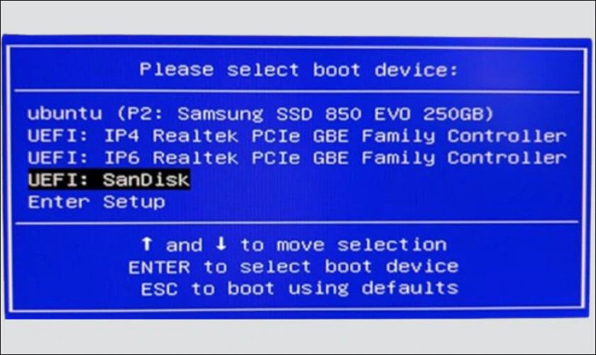 Phím tắt boot laptop Dell và các dòng khác để truy cập menu khởi động