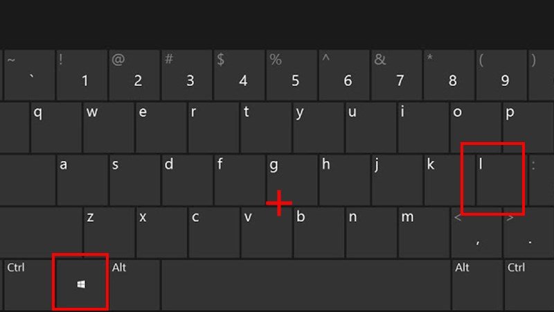 Phím tắt khóa màn hình laptop nhanh chóng bằng Windows L