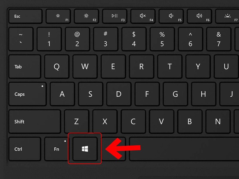 Phím Windows hiển thị thanh Taskbar để trở về màn hình desktop