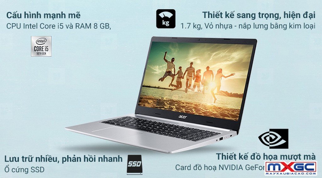 Pin laptop Acer Aspire 5 A515 sử dụng được lâu