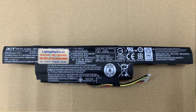 Pin laptop Acer chính hãng và linh kiện thay thế, so sánh giá cả