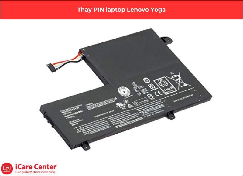 Pin Li-Po mỏng nhẹ tối ưu cho tính năng chuyển đổi của laptop Lenovo Yoga