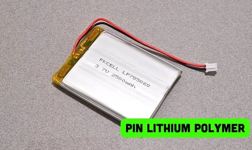 Pin Lithium Polymer được dùng trên các dòng laptop mới