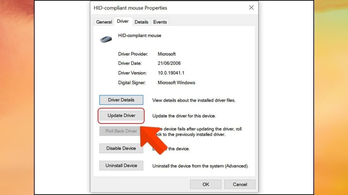 Quá trình cập nhật driver card đồ họa để khắc phục lỗi khi kiểm tra cổng HDMI trên laptop