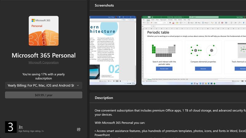 Quá trình mua bản quyền ứng dụng trên laptop Lenovo diễn ra nhanh chóng và tiện lợi