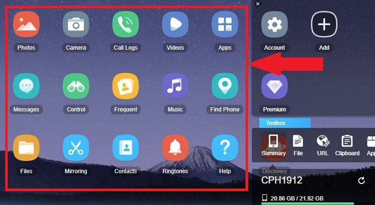 Quản lý dữ liệu điện thoại ngay trên máy tính thông qua AirDroid
