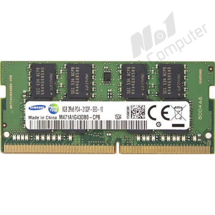 Quan sát thông tin trực tiếp trên thanh RAM laptop Samsung DDR4 Bus 2133