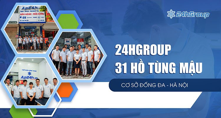 Quang cảnh bên ngoài trung tâm sửa chữa laptop 24h Hồ Tùng Mậu