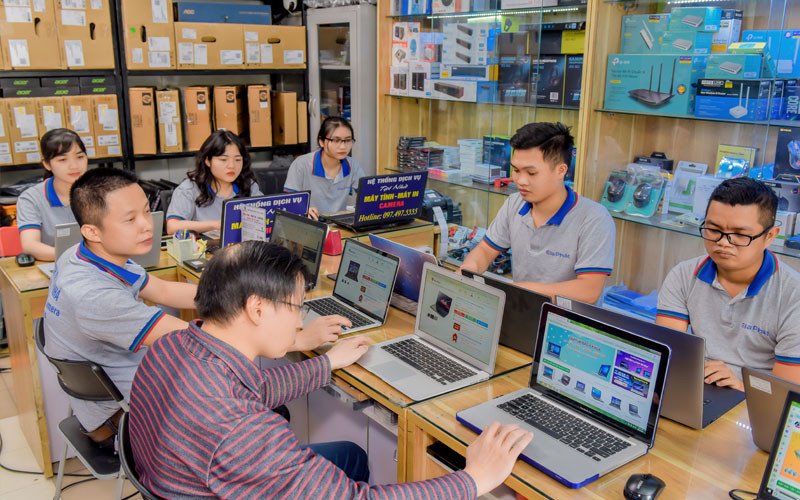Quy trình sửa laptop chuyên nghiệp và tỉ mỉ tại Hà Nội