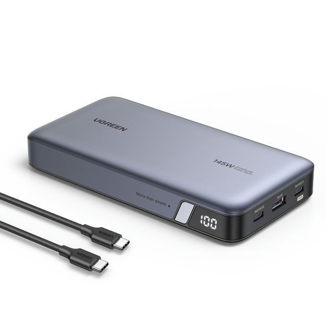 Sạc dự phòng Ugreen 90597A công suất 145W, dung lượng lớn