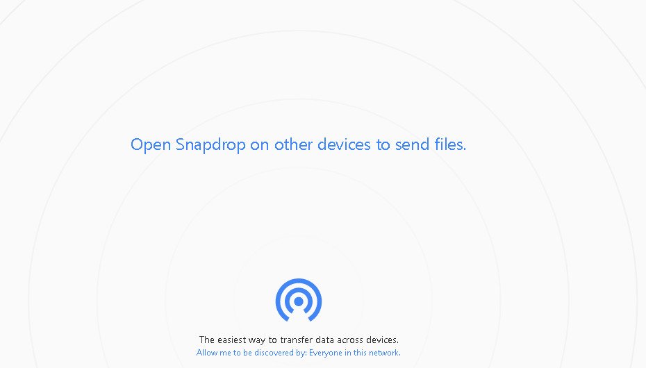 Snapdrop giúp chia sẻ tệp tin giữa các thiết bị laptop qua Wi-Fi