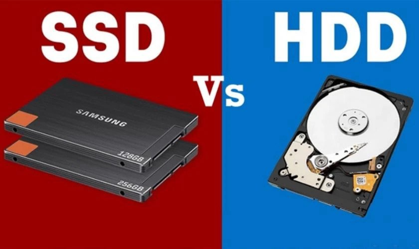 So sánh các loại ổ cứng SSD và HDD phổ biến