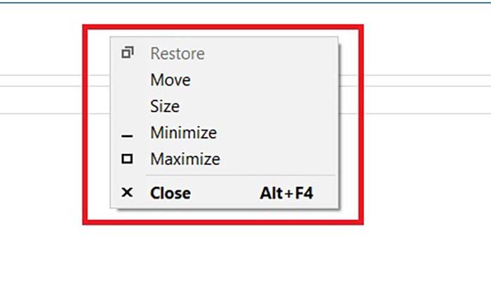 Sử dụng chuột để bật full màn hình laptop và điều chỉnh kích thước cửa sổ