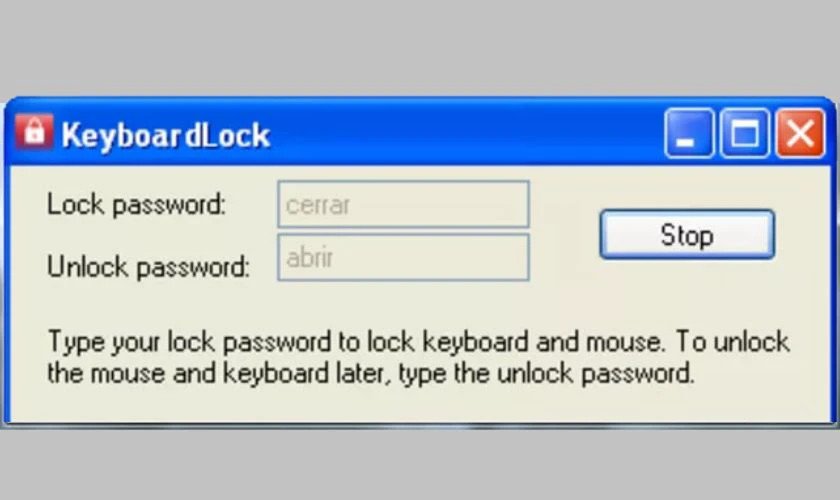Sử dụng KeyboardLock để khóa bàn phím laptop HP