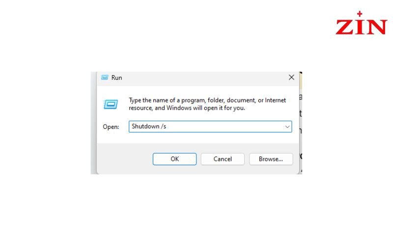 Sử dụng lệnh Shutdown /s trong Command Prompt để tắt laptop bị đơ