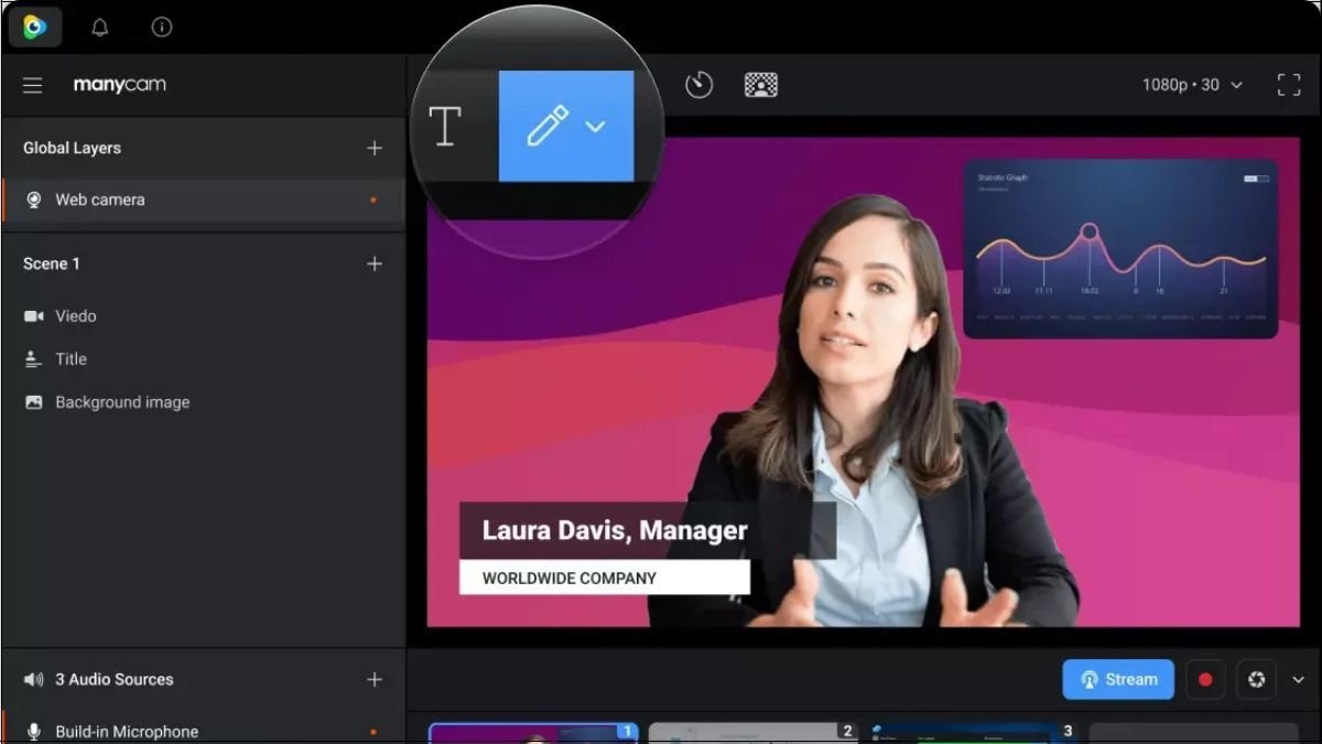 Sử dụng ManyCam để xoay và điều chỉnh camera laptop khi bị lật