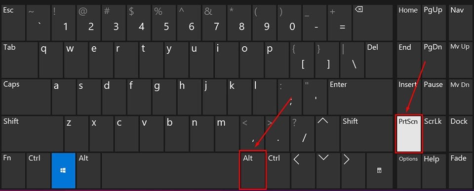 Sử dụng phím PrtSc để chụp toàn bộ màn hình trên laptop Win 11