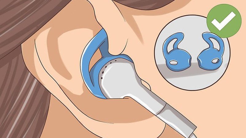 Sử dụng phụ kiện hỗ trợ khi tai nghe earbuds không vừa vặn