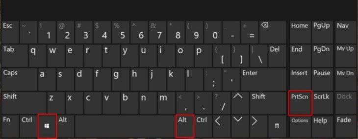 Sử dụng tổ hợp phím Windows + Alt + PrtSc để chụp ảnh trong Game Bar