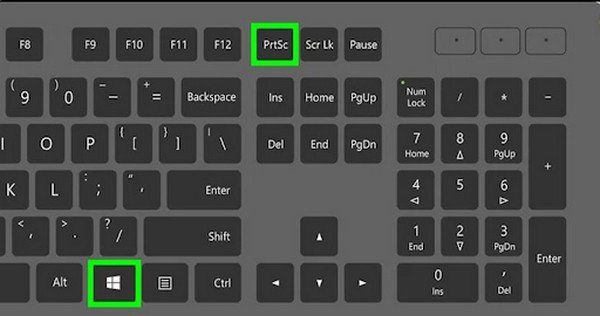 Sử dụng tổ hợp phím Windows và PrtSc để chụp màn hình tự động lưu trên laptop HP